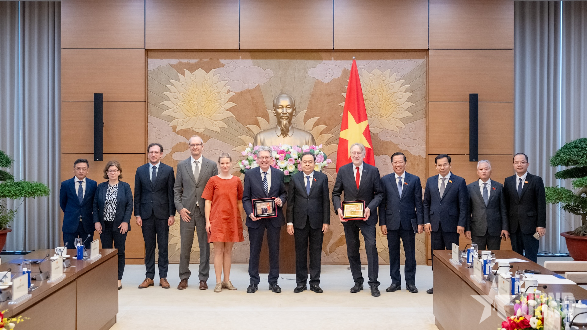 Chủ tịch Quốc hội Trần Thanh Mẫn tiếp Đoàn đại biểu Đảng Dân chủ Xã hội Đức